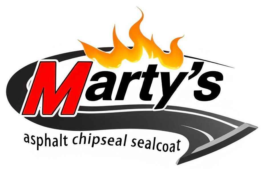 Marty’s Asphalt Chip Seal coating logo